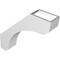 Ekena Millwork 3 1/2-in. W x 16-in. D x 16-in. H Legacy Architectural Grade PVC Knee Brace BRCP035X16X16LEC - alternate 6